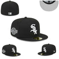 Chicago White Sox Fitted MLB Hat with 2005 World Series Patch - Black