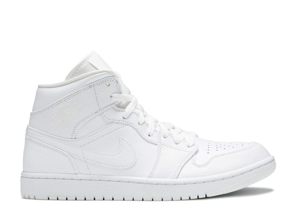 Air Jordan 1 Mid 'Triple White' Sneakers