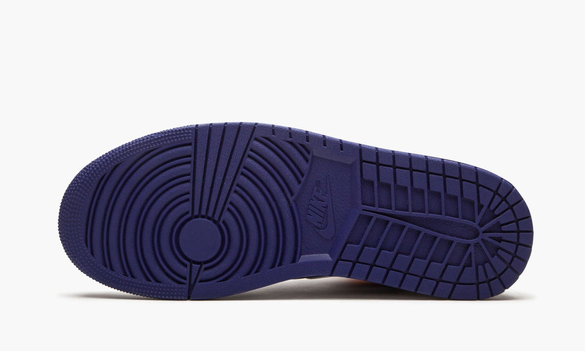 Air Jordan 1 Mid "Royal Blue / Laser Orange" Sneakers