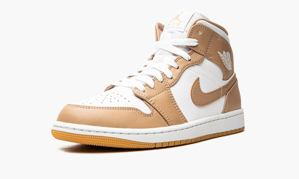 Air Jordan 1 Mid "Tan / Gum" Sneakers