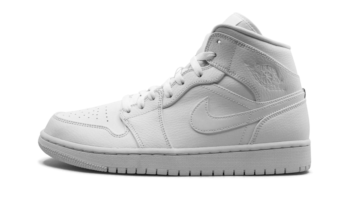 Air Jordan 1 Mid "Triple White" Sneakers