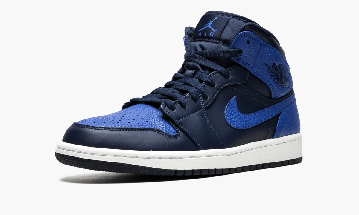 Air Jordan 1 Mid Obsidian Royal Sneakers