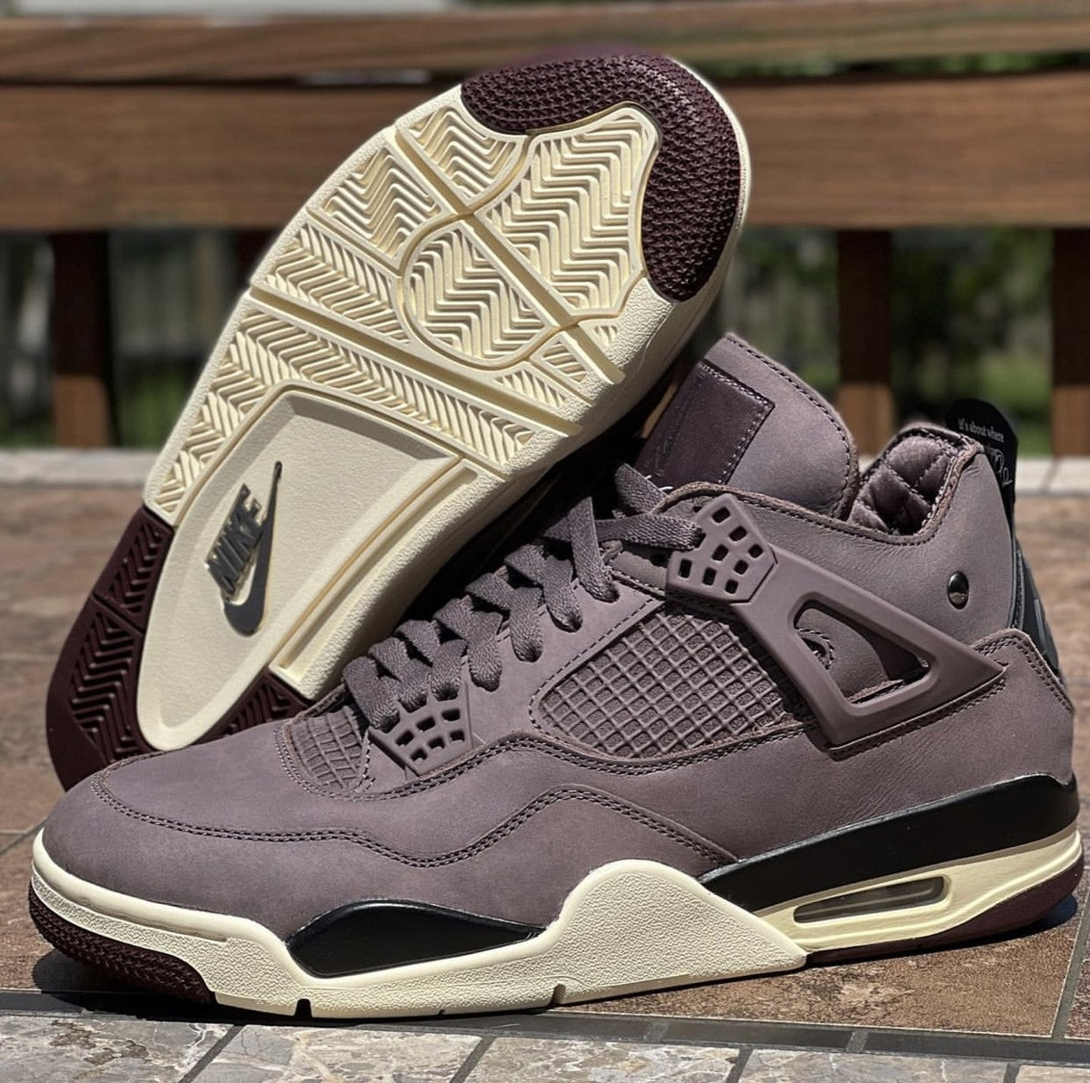 Jordan 4 Retro A Ma Mani??re Violet Ore Sneakers