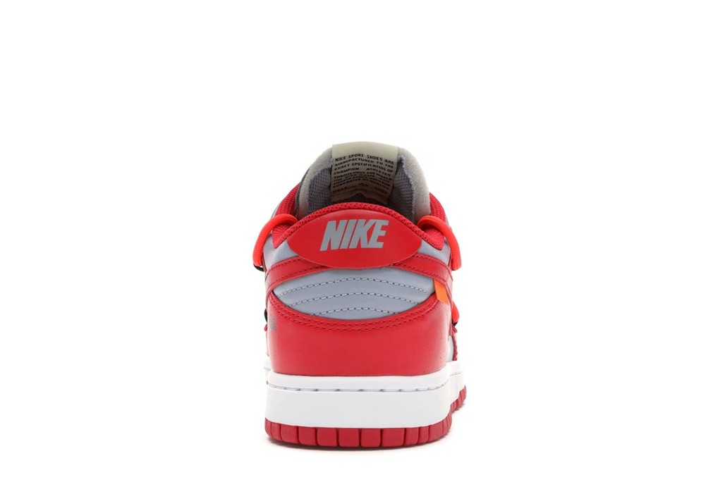 Nike Dunk Low Off-White University Red Sneakers